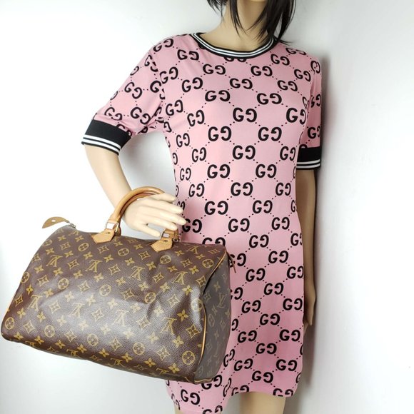 Louis Vuitton Speedy 35 Monogram Hand Bag - Picture 11 of 12